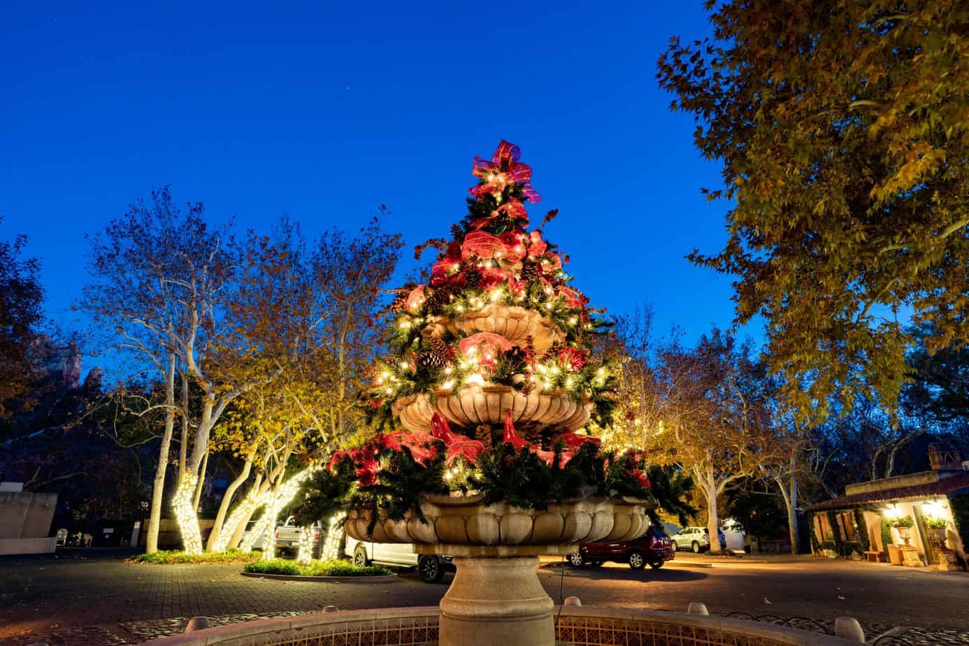 Tlaquepaque Christmas Lights Sedona Red Rock News