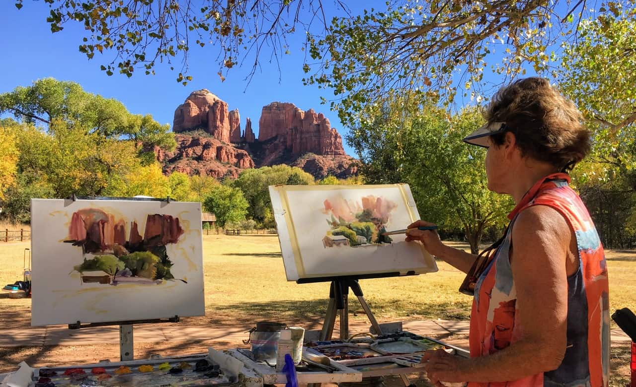 2020 Sedona Plein Air Festival is allwoman virtual painting event