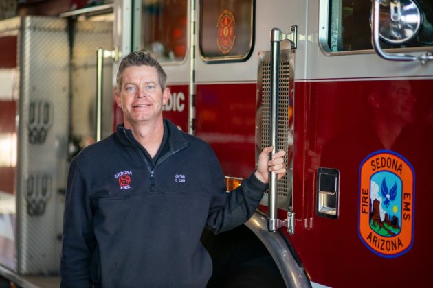 Fire Capt. Casey Carr awarded for heroism - Sedona Red Rock News