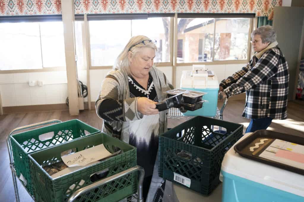 Meals On Wheels Volunteers Deliver Body Chocolate, Edible