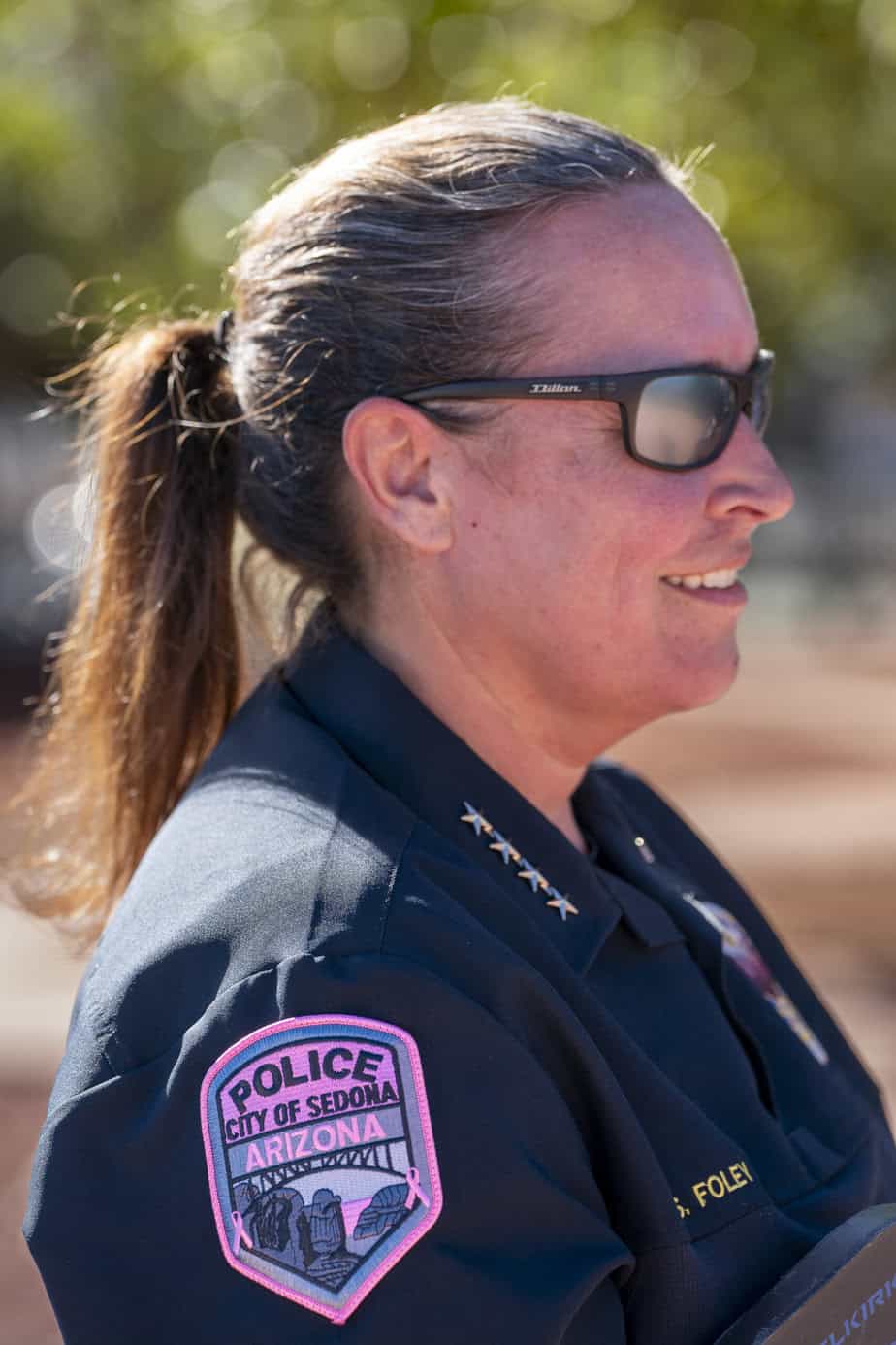 Sedona Police Department sells pink police patches for breast cancer ...